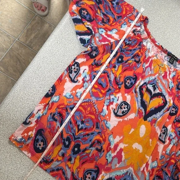 Tribal Vibrant Multicolor Women's Top - Picture 10 of 10